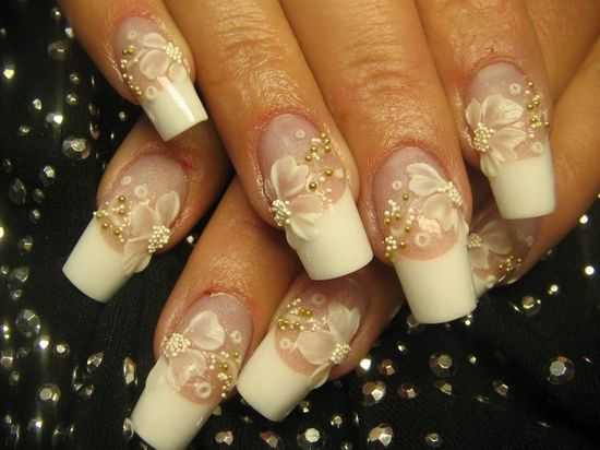     photos of bride nails